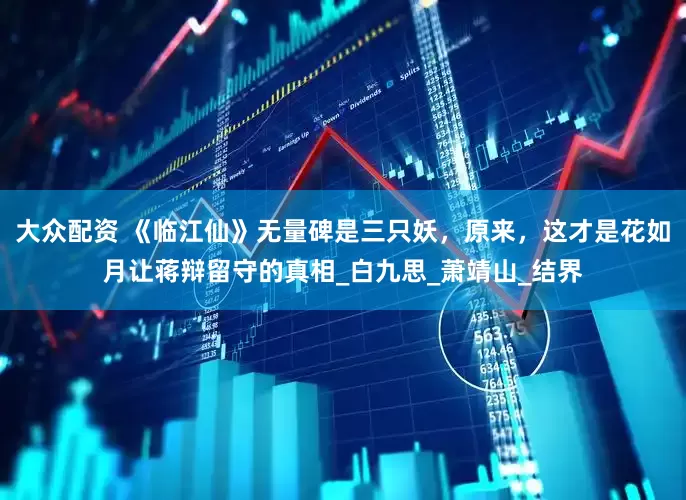 大众配资 《临江仙》无量碑是三只妖，原来，这才是花如月让蒋辩留守的真相_白九思_萧靖山_结界